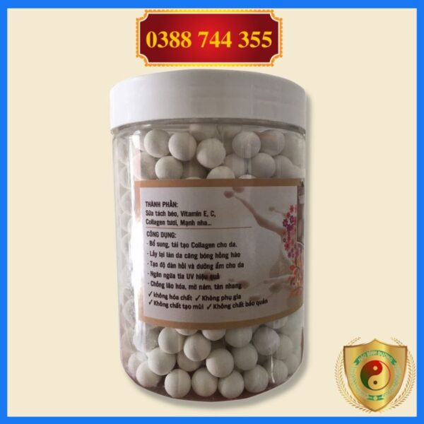 CHINH HANG Vien Miky Vitamin Candy Giup Chong Lao Hoa Mo Nam Tan Nhang Tai Tao Collagen Cho Da Lam Da Hong Hao2