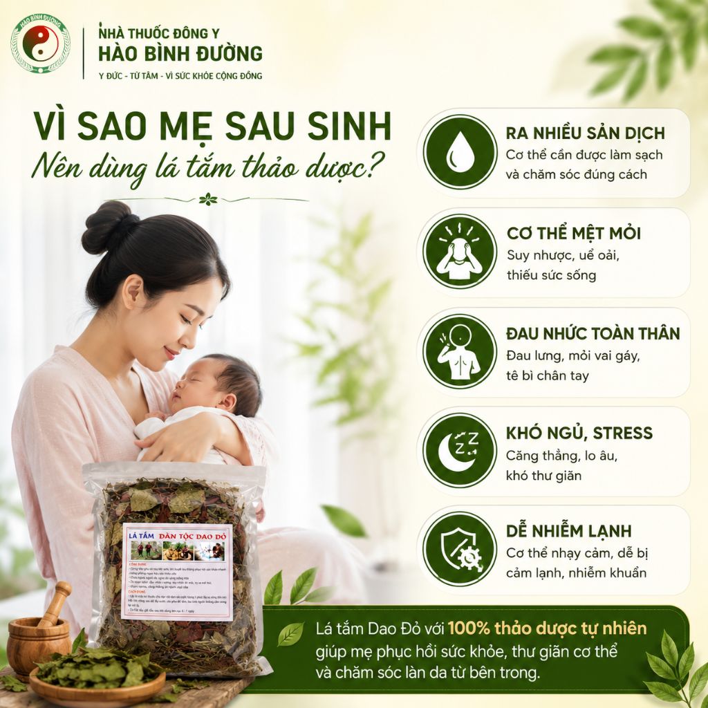 Lá Tắm Sau Sinh Người Dao Đỏ | Hỗ Trợ Phục Hồi Cho Mẹ Sau Sinh 2 Lá Tắm Sau Sinh Người Dao Đỏ | Hỗ Trợ Phục Hồi Cho Mẹ Sau Sinh 2