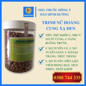 ✅[CHÍNH HÃNG] Viên Trinh Nữ Hoàng Cung Cao Xạ Đen Giúp Tiêu Trừ Khối U, U Xơ Tử Cung, U Nang Buồng Trứng, Tuyến Giáp
