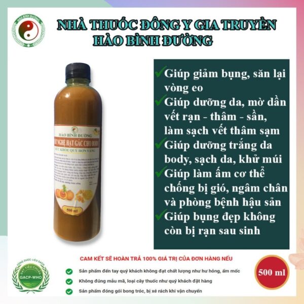 Cot Ruou Gung Nghe Gac Ha Tho Sau Sinh Giup Giup Bung Dep Khong Con Bi Ran Sau Sinh2