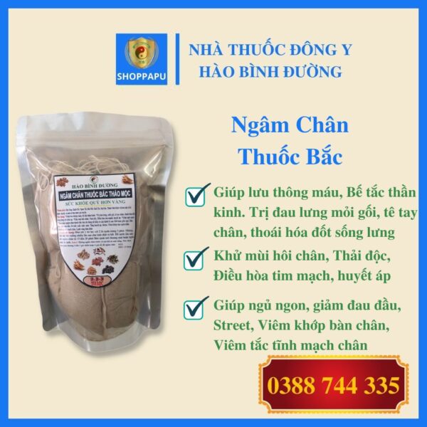 Nuoc Ngam Chan Thuoc Bac De Ngu Cho Nguoi Lon Tuoi Giup Luu Thong Mau Giam Dau Lung Moi Goi Dau Xuong Khop