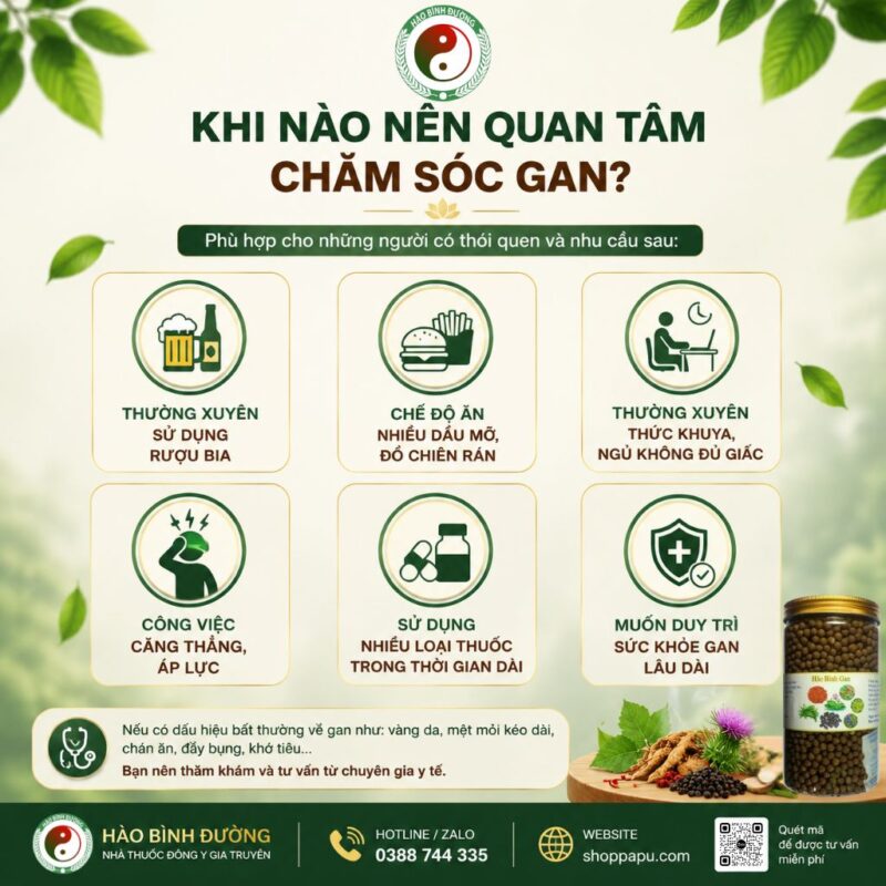 HÀO BÌNH GAN – THẢO DƯỢC HỖ TRỢ CHĂM SÓC SỨC KHỎE GAN 2