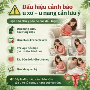 Dấu hiệu cảnh báo u xơ – u nang cần lưu ý