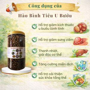 Công dụng của Hào Bình Tiêu U Bướu