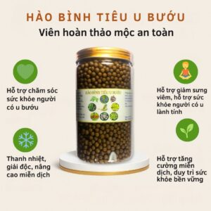Hào Bình Tiêu U Bướu – Giải pháp thảo dược hỗ trợ u bướu an toàn, hiệu quả hao binh tieu u buou5 1