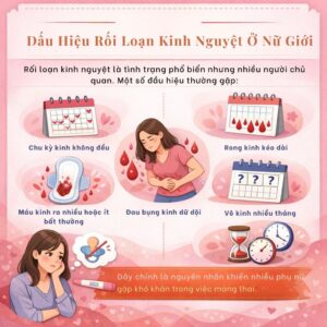 Dấu Hiệu Rối Loạn Kinh Nguyệt Ở Nữ Giới