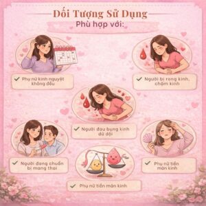 Viên Điều Kinh Hào Bình Đường – Giải Pháp Đông Y Hỗ Trợ Kinh Nguyệt Ổn Định, Dễ Thụ Thai Đối Tượng Sử Dụng