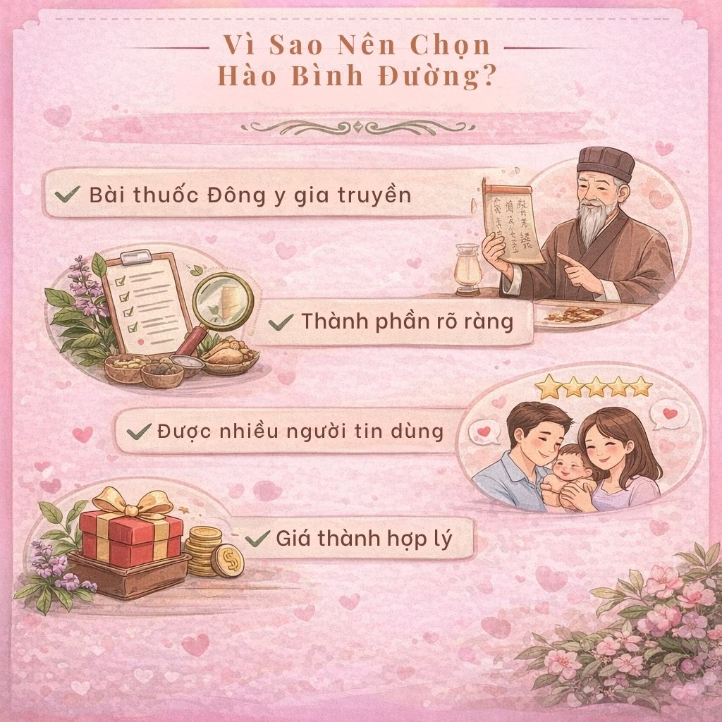 Vì Sao Nên Chọn Viên Điều Kinh Đông Y Hào Bình Đường? Vì Sao Nên Chọn Viên Điều Kinh Đông Y Hào Bình Đường?
