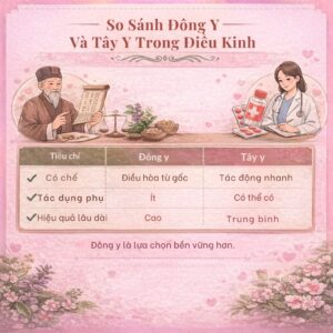 Viên Điều Kinh Hào Bình Đường – Giải Pháp Đông Y Hỗ Trợ Kinh Nguyệt Ổn Định, Dễ Thụ Thai So Sánh Đông Y Và Tây Y Trong Điều Kinh