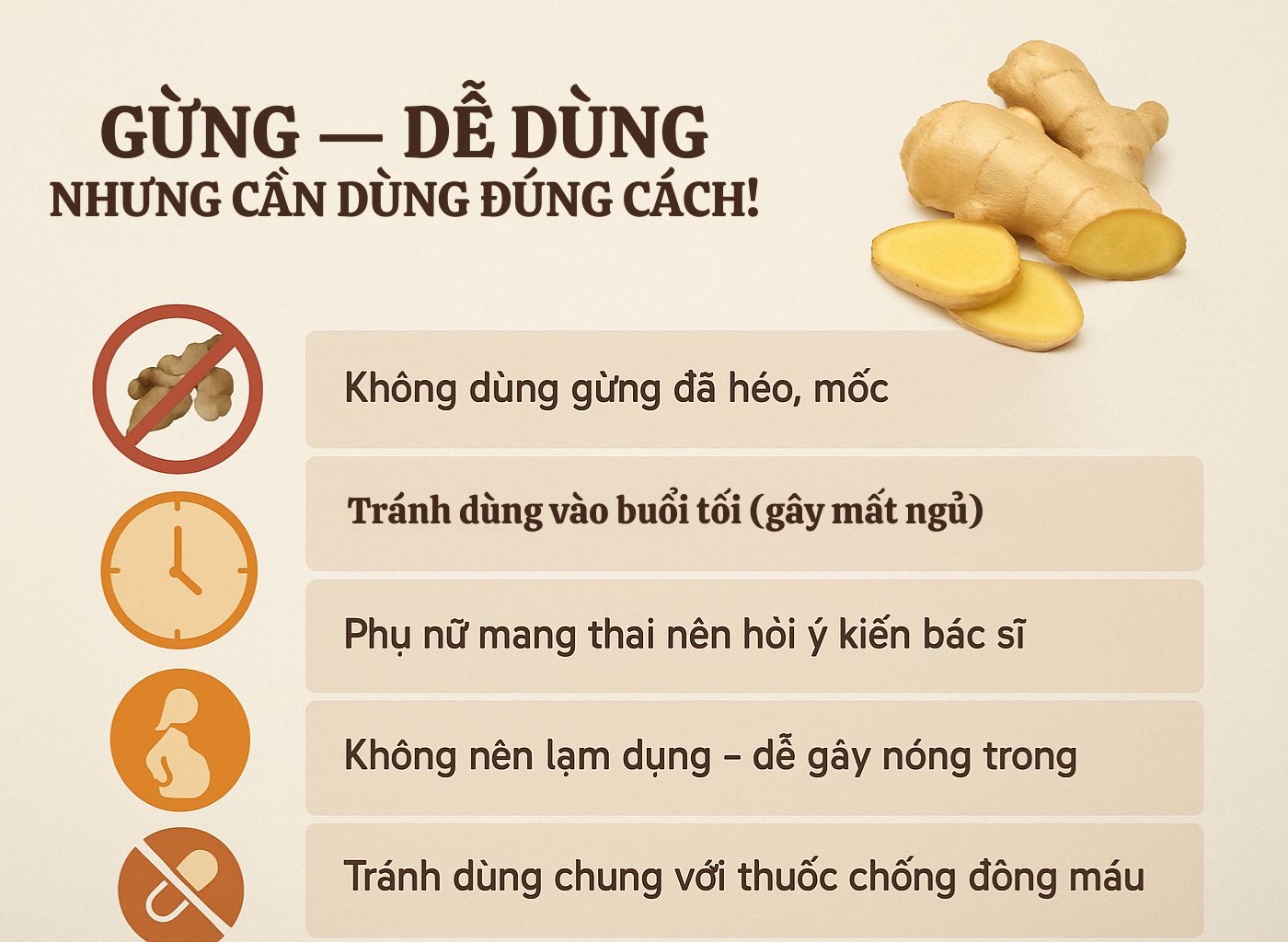 Gừng Tươi – Cây Thuốc Ấm Giúp Phòng Lạnh, Trị Ho, Đầy Hơi gừng tươi – cây thuốc ấm giúp phòng lạnh, trị ho, đầy hơi những lưu ý