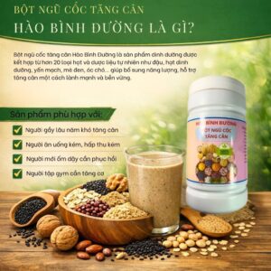 Hào Bình Đường Bột Ngũ Cốc Tăng Cân Hào Bình Đường Là Gì?