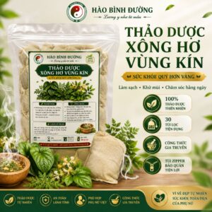 Hào Bình Đường Thảo Dược Xông Hơ Vùng Kín Hào Bình Đường | 100% Thảo Dược Thiên Nhiên Chăm Sóc Phụ Nữ