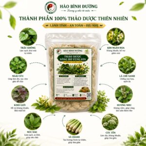 Thảo Dược Xông Hơ Vùng Kín Hào Bình Đường | 100% Thảo Dược Thiên Nhiên Chăm Sóc Phụ Nữ Thảo Dược Xông Hơ Vùng Kín Hào Bình Đường | 100% Thảo Dược Thiên Nhiên Chăm Sóc Phụ Nữ 1