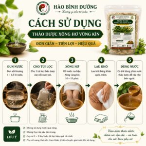 Thảo Dược Xông Hơ Vùng Kín Hào Bình Đường | 100% Thảo Dược Thiên Nhiên Chăm Sóc Phụ Nữ Thảo Dược Xông Hơ Vùng Kín Hào Bình Đường | 100% Thảo Dược Thiên Nhiên Chăm Sóc Phụ Nữ 3