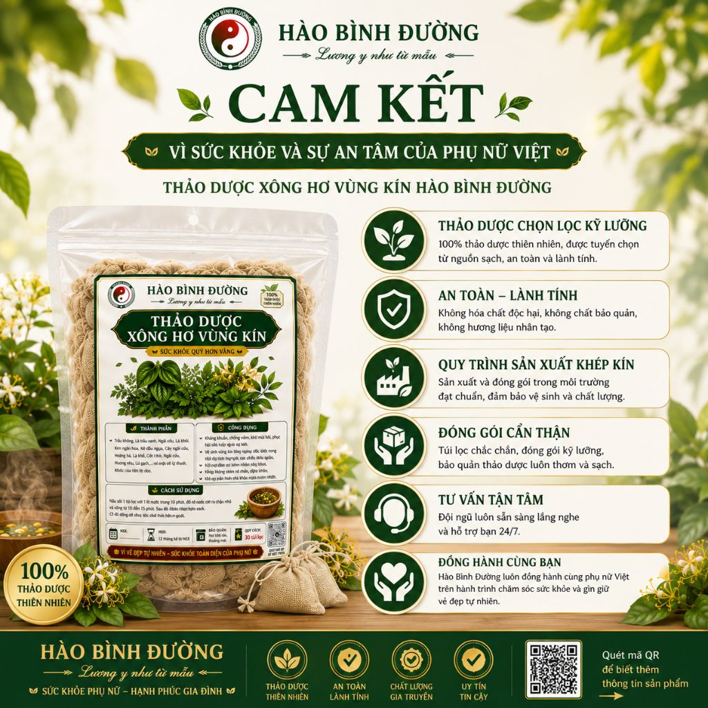 Thảo Dược Xông Hơ Vùng Kín Hào Bình Đường | 100% Thảo Dược Thiên Nhiên Chăm Sóc Phụ Nữ 8 Thảo Dược Xông Hơ Vùng Kín Hào Bình Đường | 100% Thảo Dược Thiên Nhiên Chăm Sóc Phụ Nữ 8
