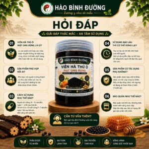 Viên Hà Thủ Ô Mật Ong Rừng Hào Bình Đường 500G – Thảo Dược Thiên Nhiên Dạng Viên Hoàn, Tiện Lợi Sử Dụng Mỗi Ngày Viên Hà Thủ Ô Mật Ong Rừng Hào Bình Đường 500G - Thảo Dược Thiên Nhiên Dạng Viên Hoàn, Nguyên Liệu Chọn Lọc, Dễ Sử Dụng4