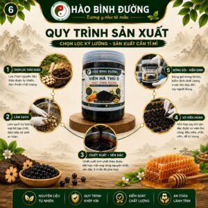 Viên Hà Thủ Ô Mật Ong Rừng Hào Bình Đường 500G – Thảo Dược Thiên Nhiên Dạng Viên Hoàn, Tiện Lợi Sử Dụng Mỗi Ngày Viên Hà Thủ Ô Mật Ong Rừng Hào Bình Đường 500G - Thảo Dược Thiên Nhiên Dạng Viên Hoàn, Nguyên Liệu Chọn Lọc, Dễ Sử Dụng5
